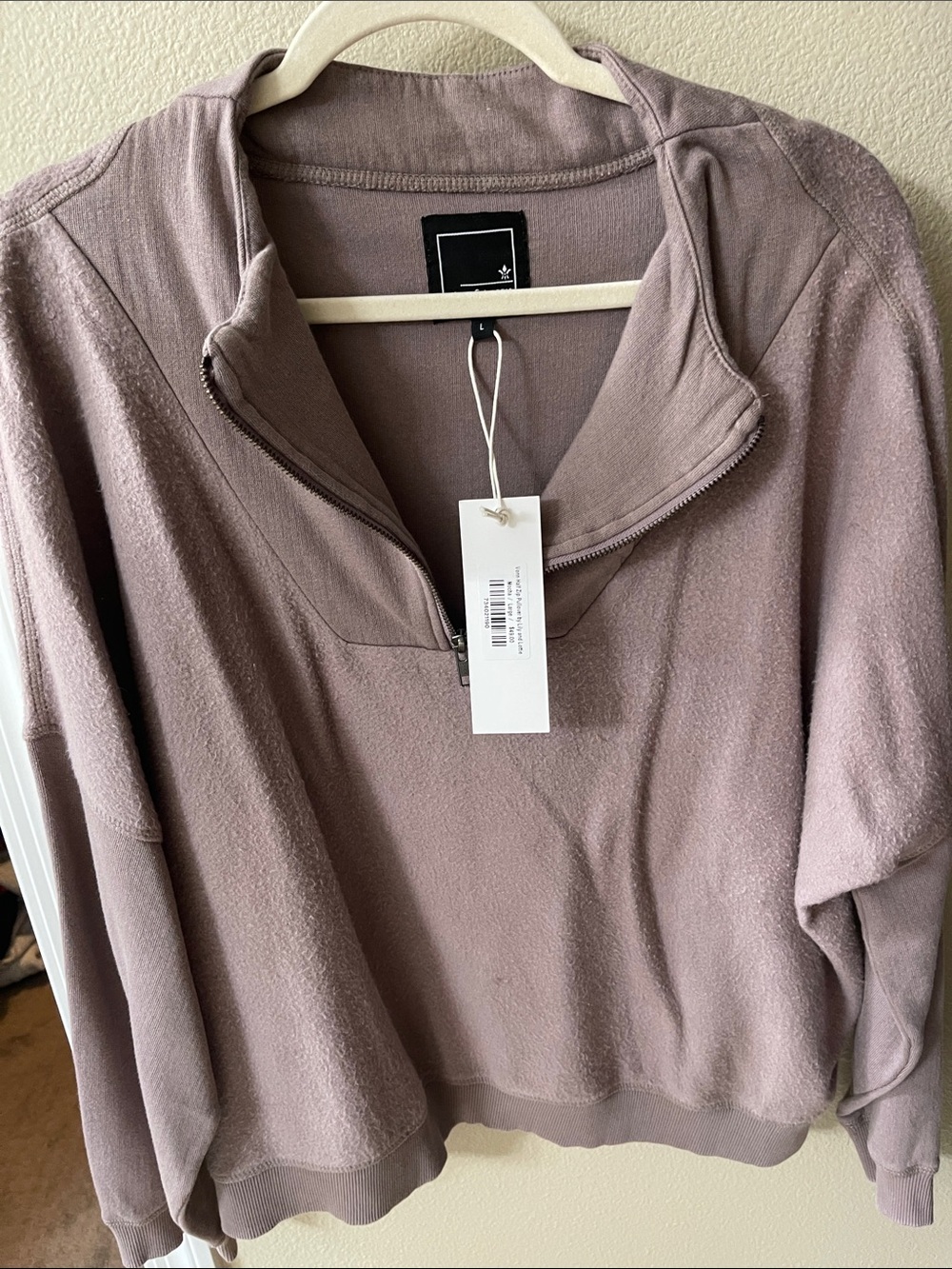 Women’s Half-Zip Sweater Pullover - Mocha